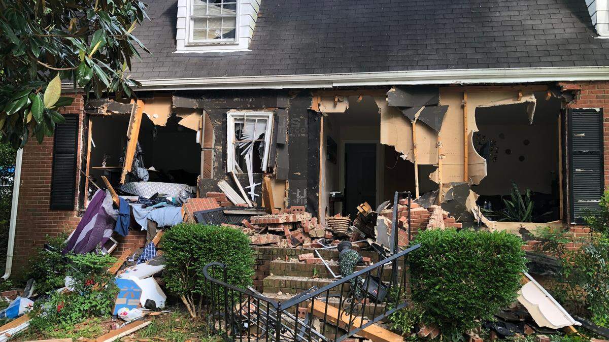 The home at 5525 Galway Drive in Charlotte where four officers died and four were injured during a shooting on Monday, April 29, 2024.