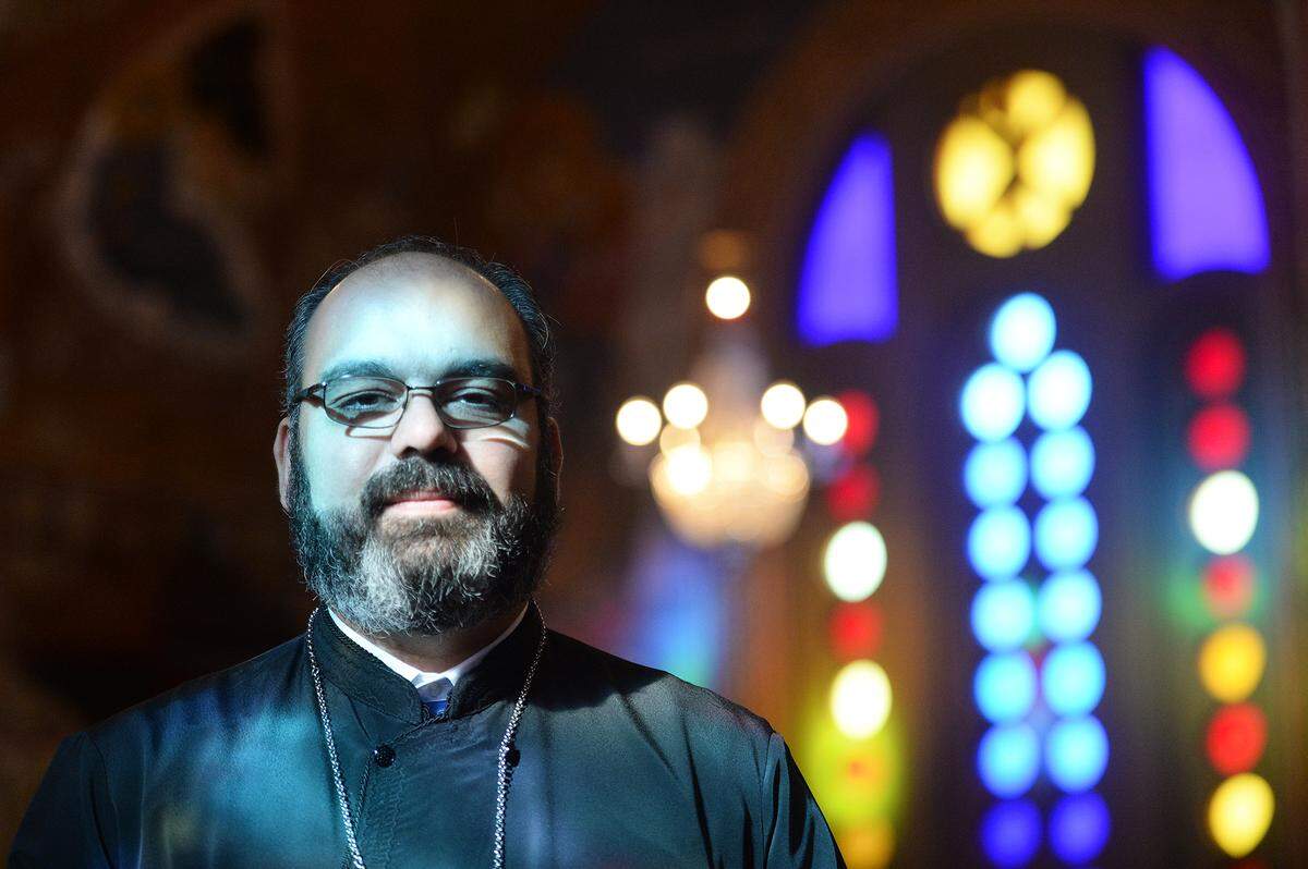 When the Rev. Father Vasileios Tsourlis, 44, came to Charlotte as dean of Holy Trinity Greek Orthodox Christian Cathedral, he found a vibrant community of Greek immigrants that is now in the second and third generations. His congregation is filled with people who either own restaurants or who come from restaurant families.