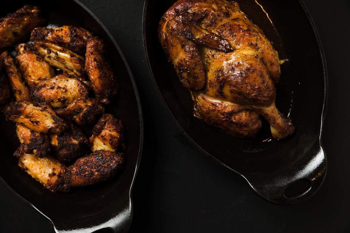 Rooster’s Wood-Fired Kitchen’s chicken wings.