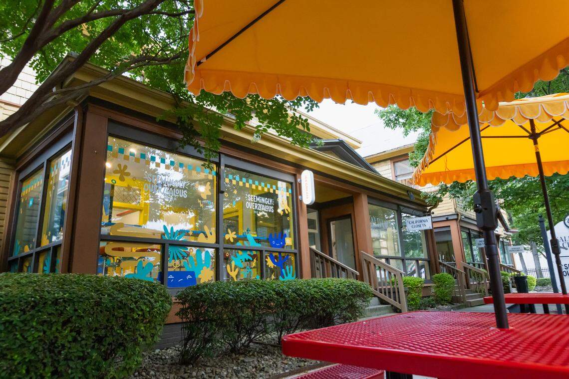 Outside Seemingly Overzealous’ new Dilworth location.