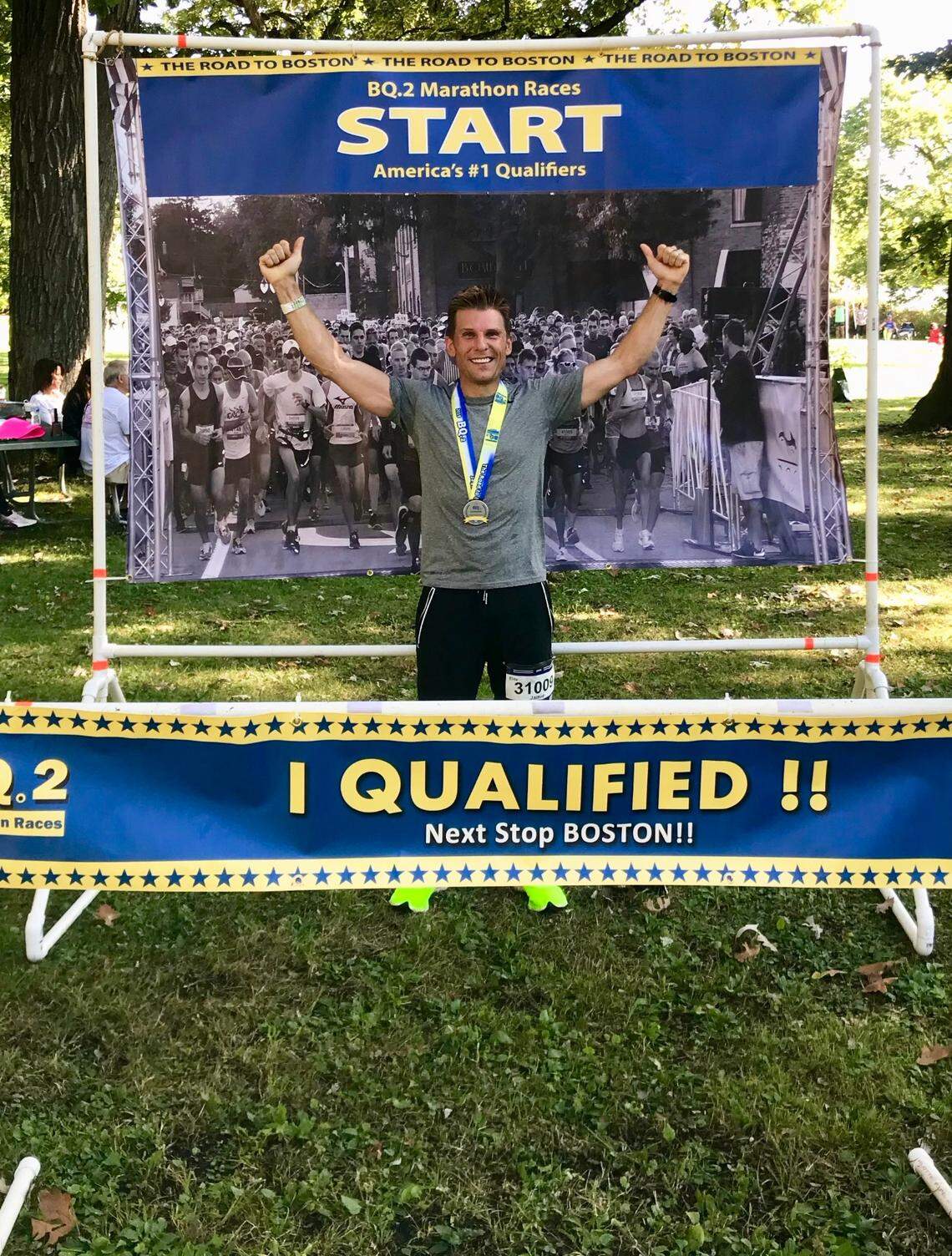 Jamie McMurray qualified for the Boston Marathon at the Last Chance BQ2 Marathon in Illinois in 2019, but never got to run in Boston because the race was canceled twice due to COVID. He said it’s not necessarily on his bucket list ... but that he’s more interested in doing a race of 100 miles or more someday.