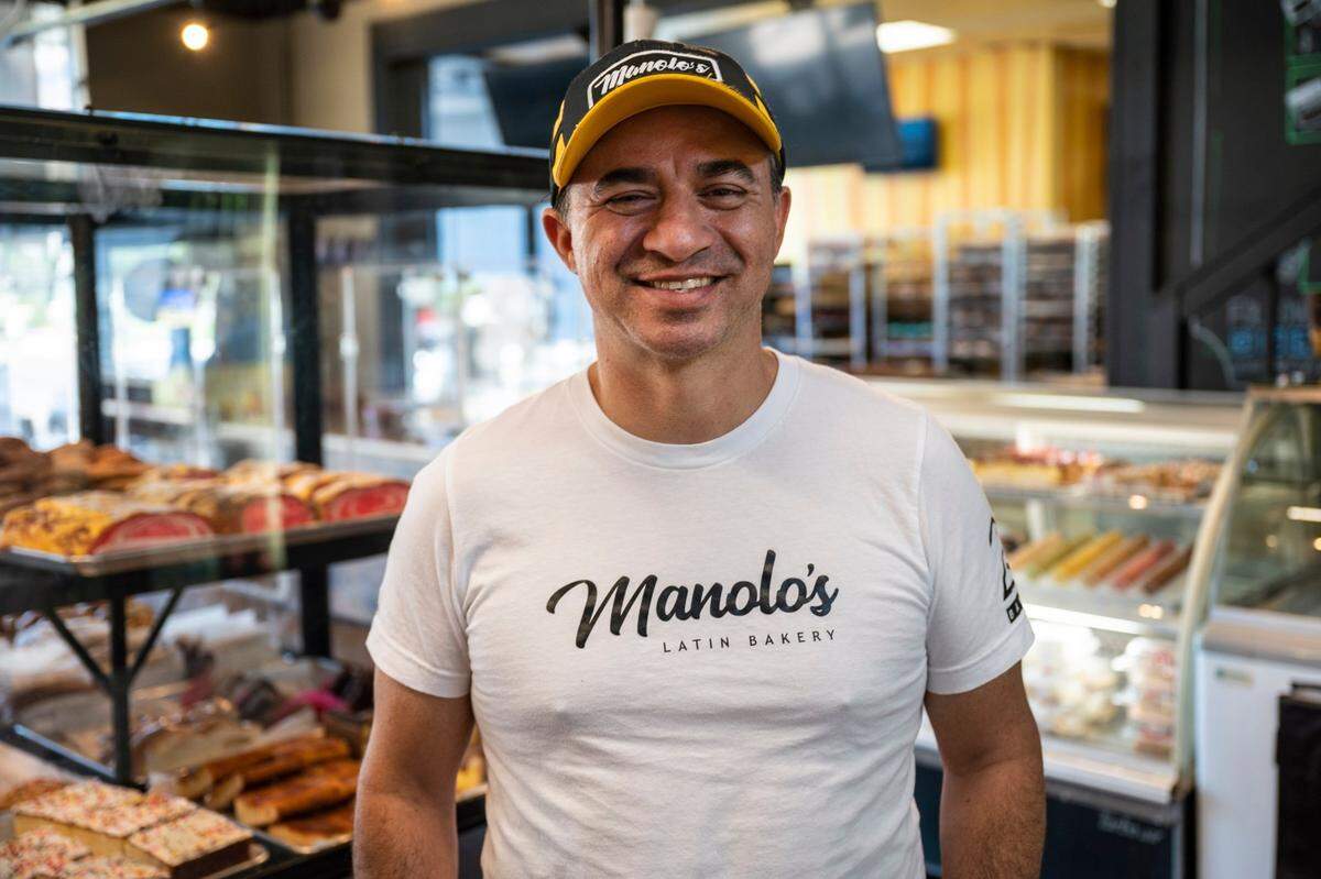 Manolo Betancur owns Manolo’s Bakery in Charlotte.