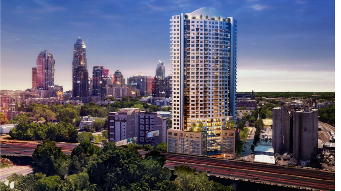 A 37-story residential tower, other homes, coming to fast-changing areas in Charlotte