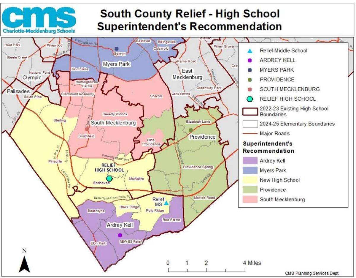 A final proposal released of boundaries for high schools in south Charlotte. Charlotte-Mecklenburg Schools is redrawing boundaries in the southern part of the county because of a new high school opening on North Community House Road.
