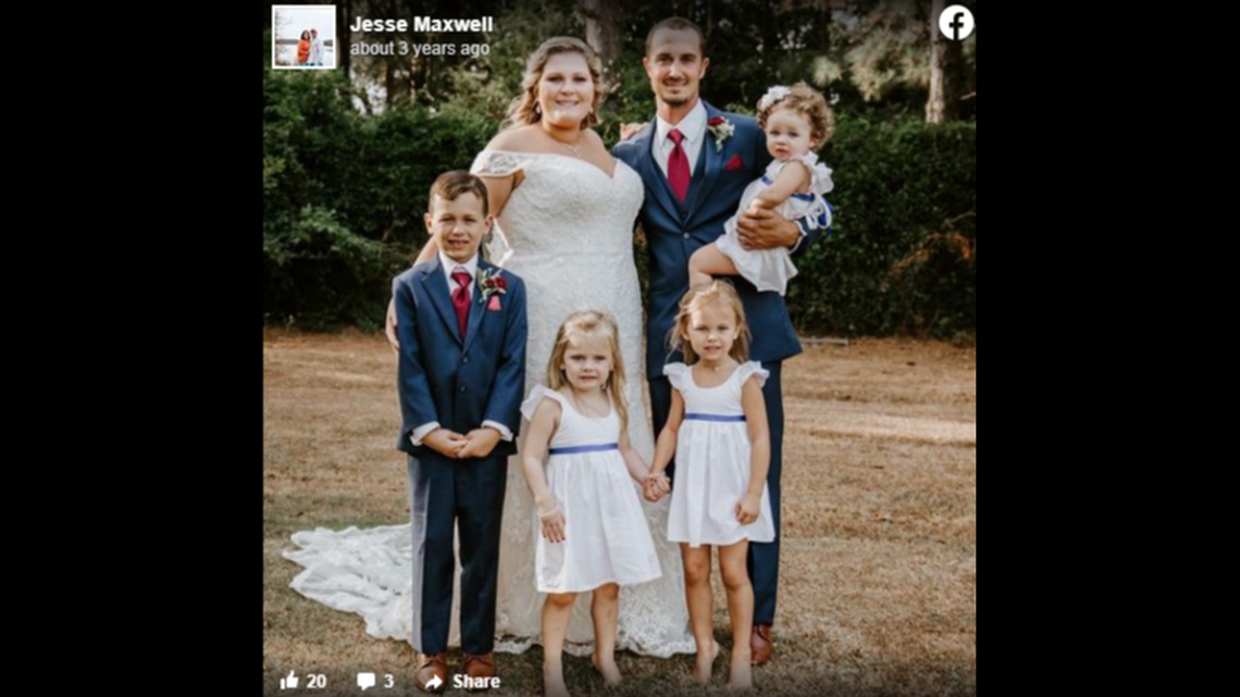 Jesse Maxwell, 32, leaves behind his wife and four children, his family says.