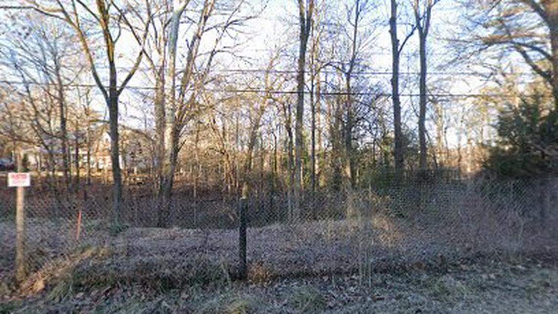 Police found 21-year-old Charlotte resident Samuel Haugh dead in these woods off River Circle near Mountain Island Lake on Tuesday, May 21, 2024.