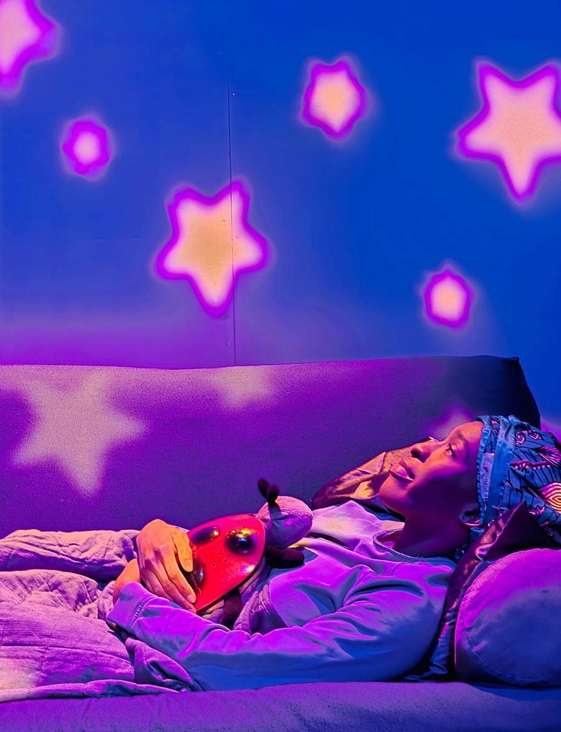 Nonye Obichere as Mary Jane in the production of ‘Mary Jane’ by Three Bone Theatre. The play follows the title character as she maneuvers through life while caring for her chronically-ill son, Alex.