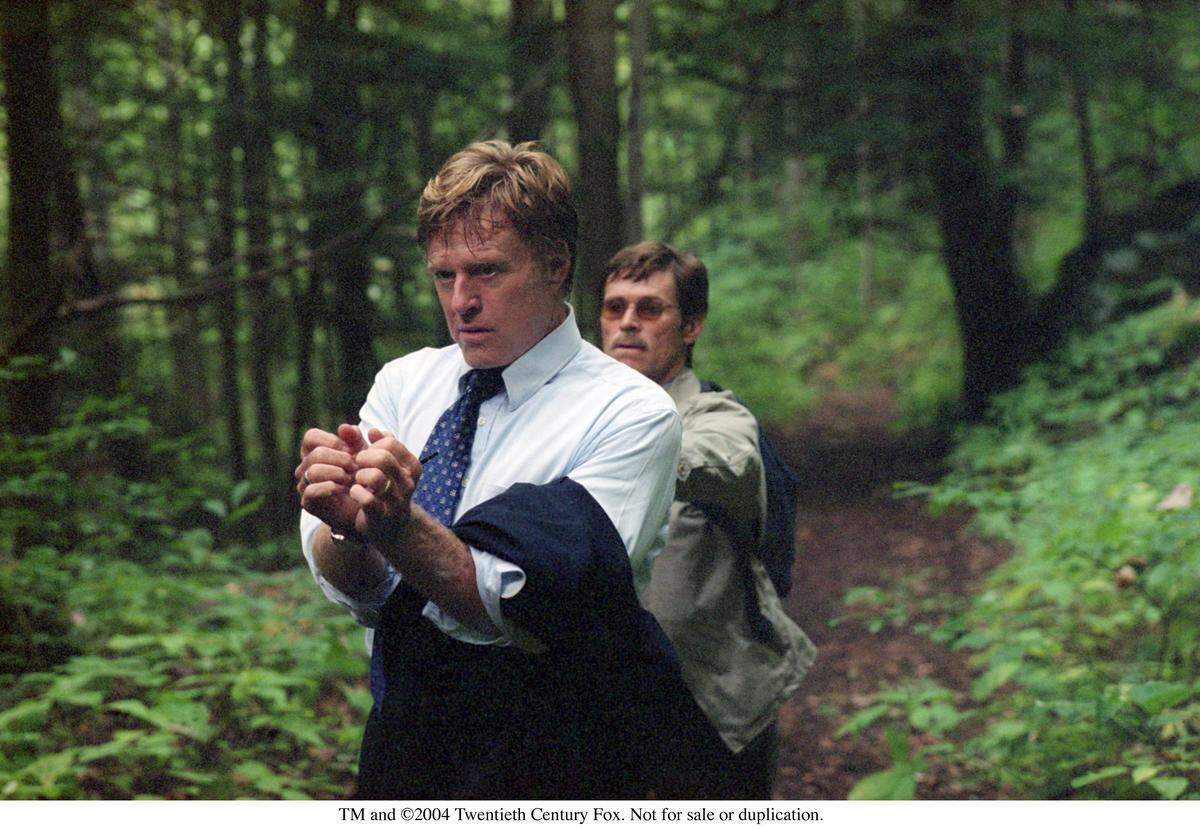 Robert Redford and William Defoe in “The Clearing” from 2004.Some scenes were filmed in Asheville.