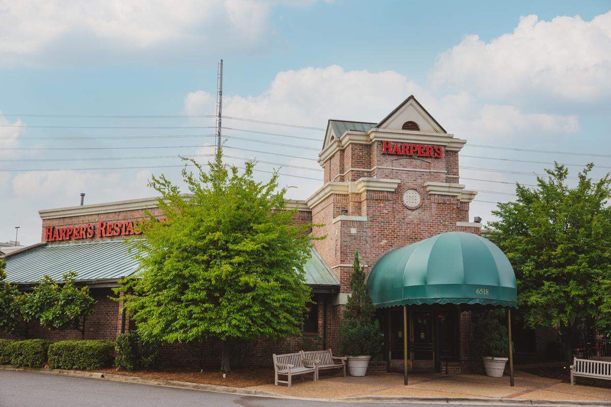 Harper’s Restaurant is located at 6518 Fairview Road.