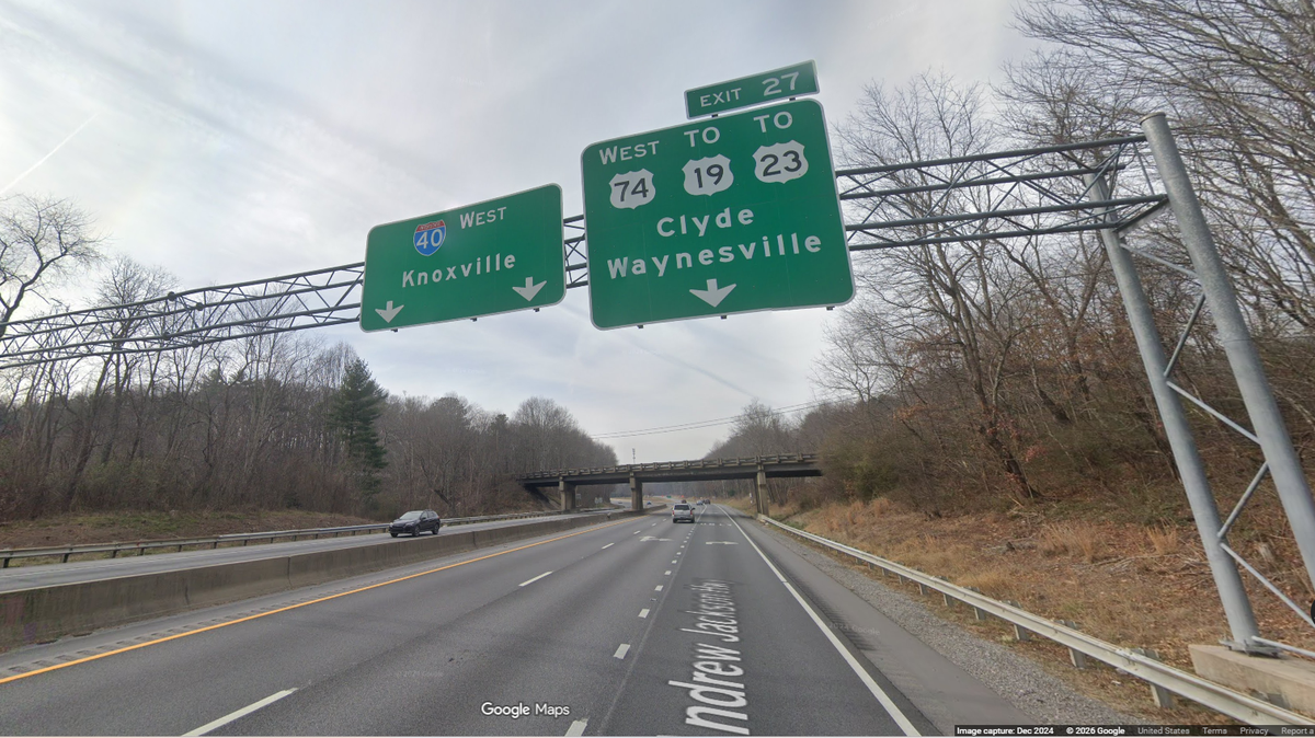 A traffic stop near Exit 27 on Interstate 40 in North Carolina turned dangerous when the driver hit the gas and dragged a deputy along the pavement, the Haywood County Sheriff’s Office says.