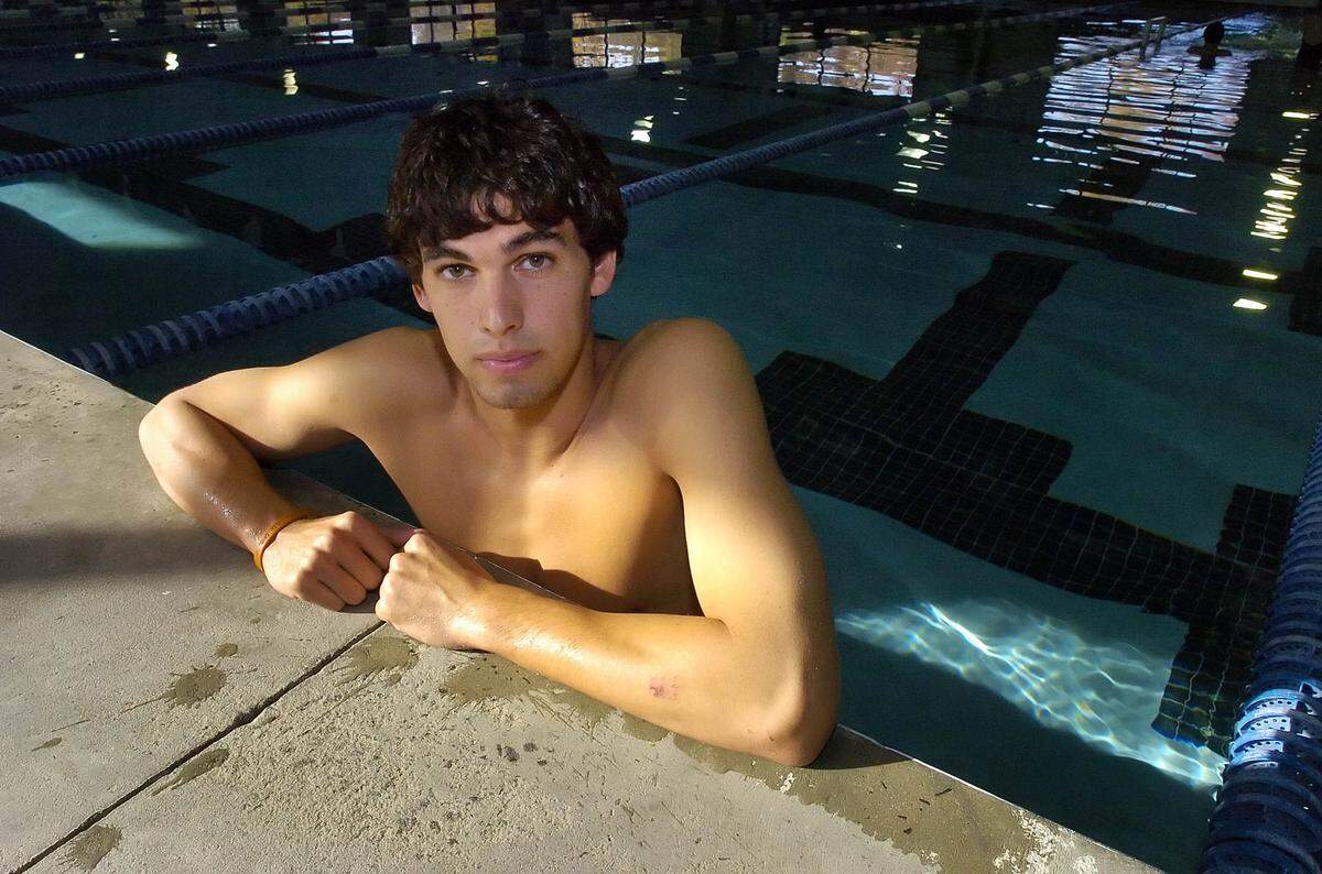 South Meck swimmer Ricky Berens in 2005.
