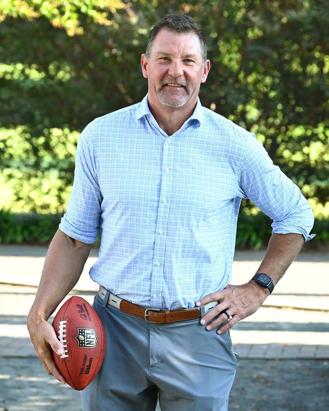 Former Carolina Panthers tight end Wesley Walls on Tuesday, September 20, 2022 in Charlotte, NC.