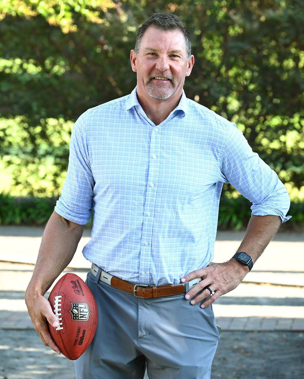 Former Carolina Panthers tight end Wesley Walls on Tuesday, September 20, 2022 in Charlotte, NC.