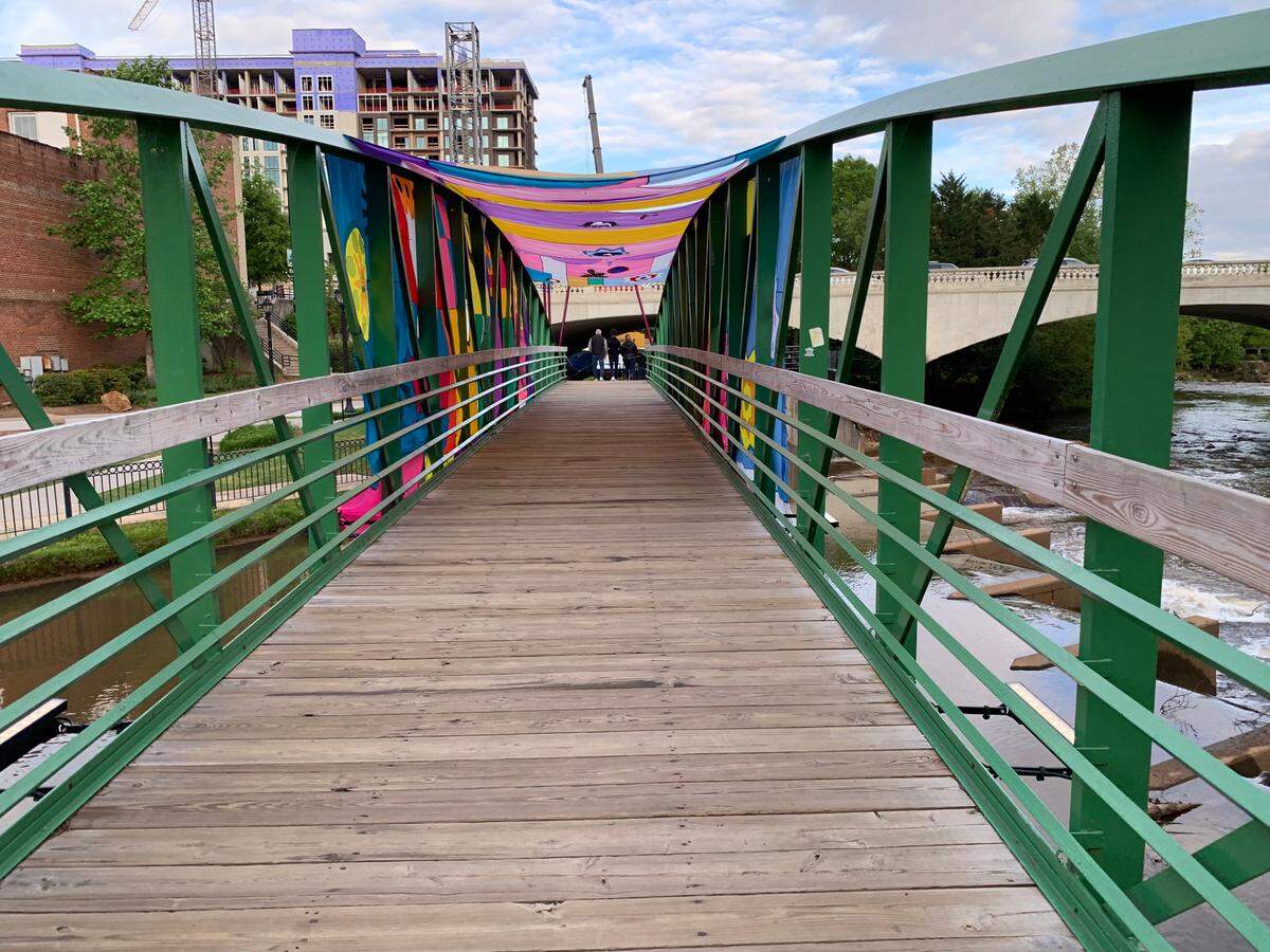Greenville, South Carolina, has a charming small-town downtown with coffee shops, restaurants, theater and more.