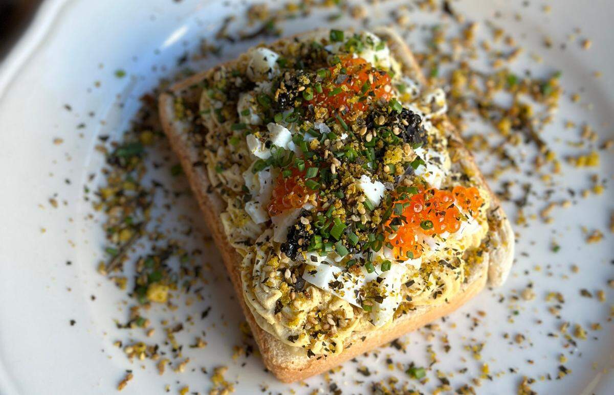 Haberdish’s Fancy Egg Toast is an option on its New Year’s Eve prix fixe menu.