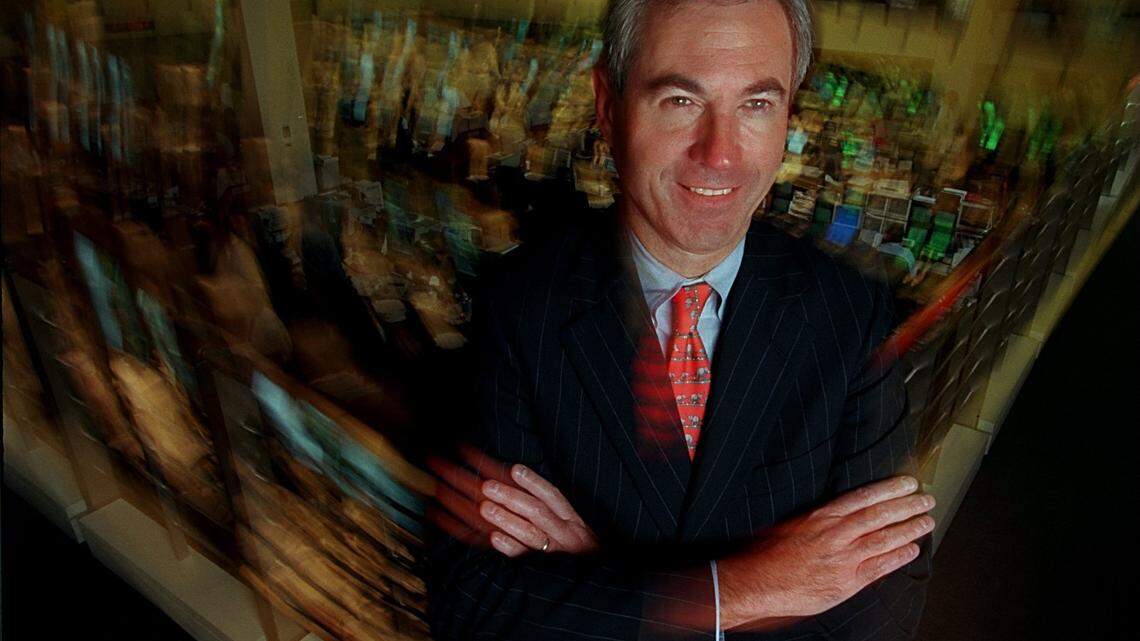 Ed Brown, up and coming bigshot at Nations Bank and contender for Hugh McColl’s job in 1997 photo. 