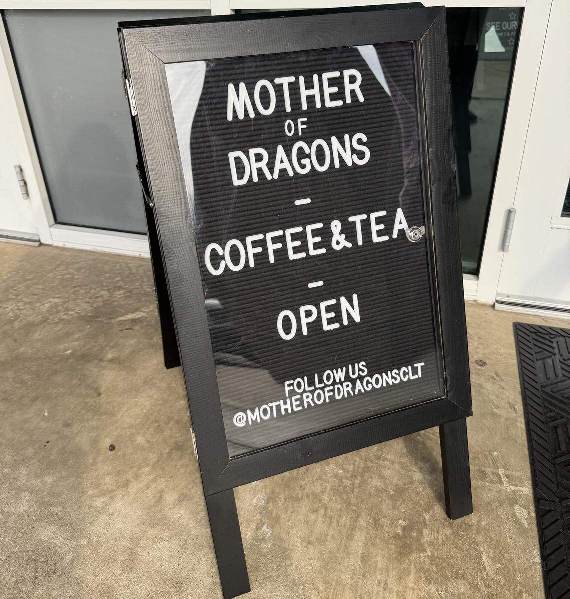 Mother of Dragons offers coffee, tea and wine, along with sandwiches and sweet treats.