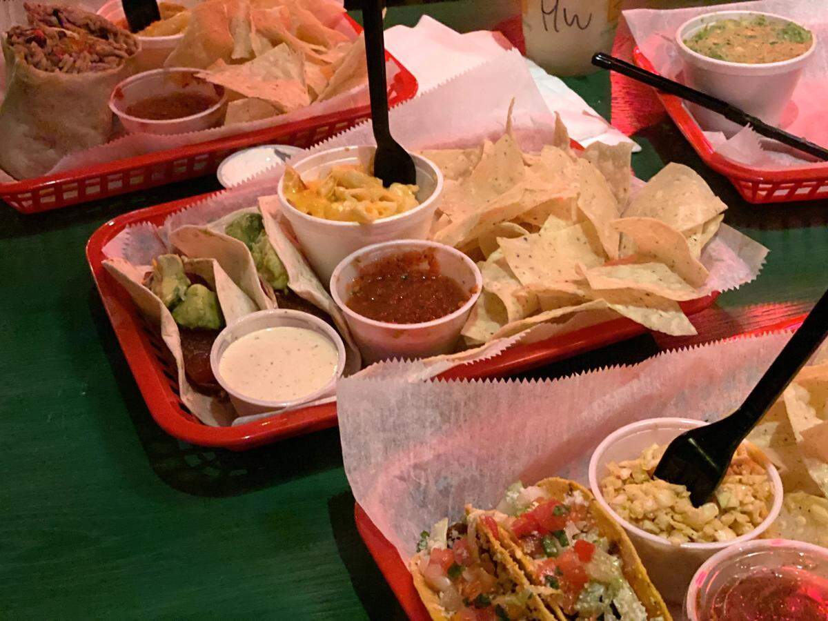 Go for the chips, salsa, queso and guac at Taco Mama in Dilworth.