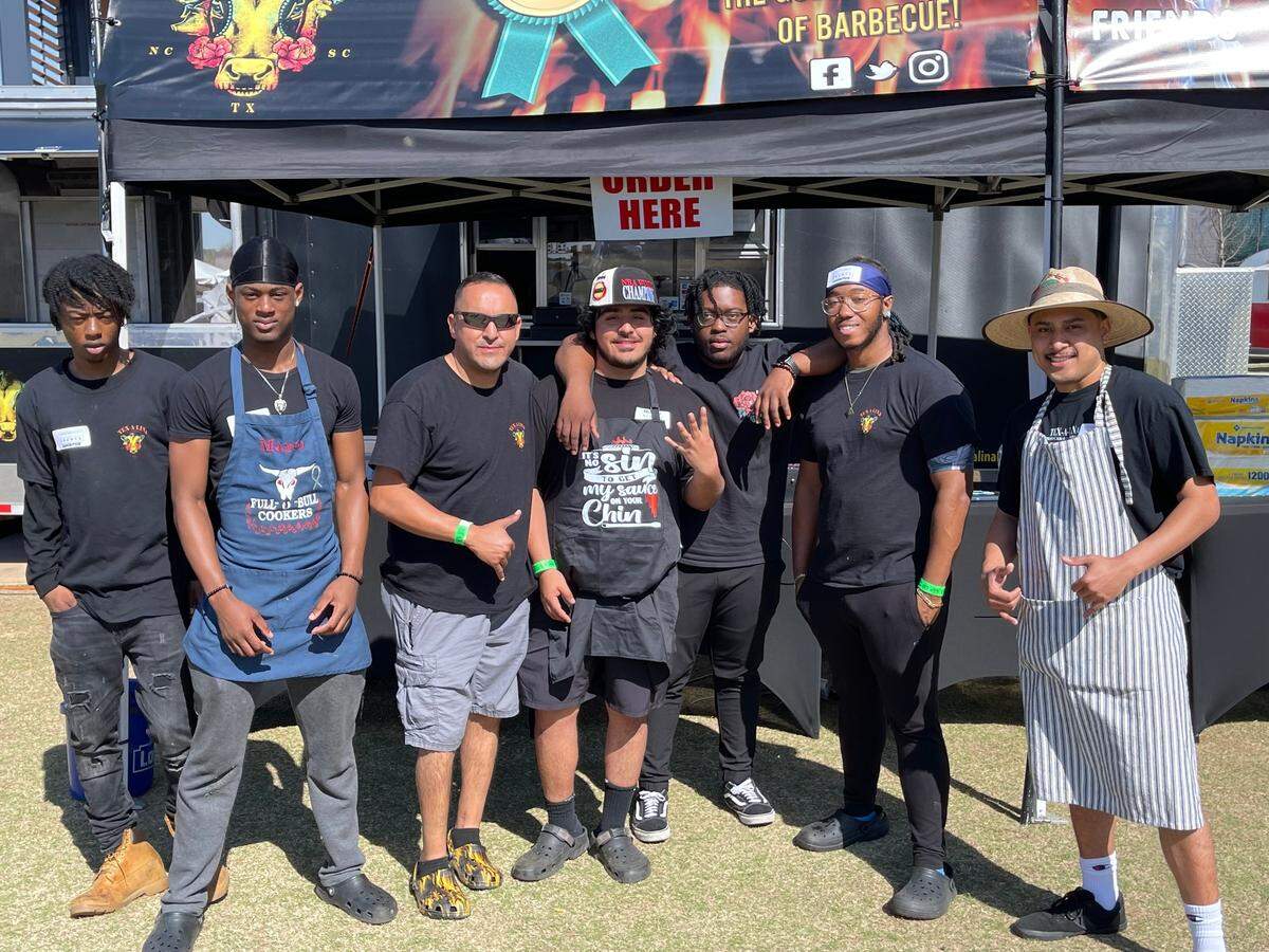 Tex-a-lina owner Marco Brito and his team.