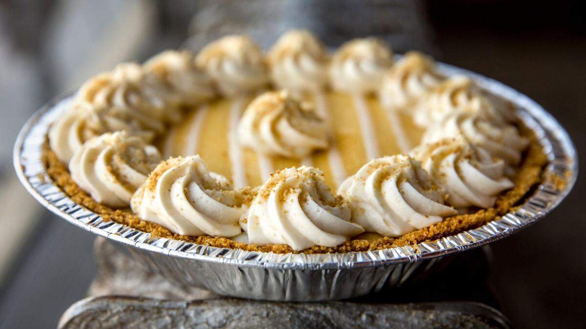 Key Lime is one of nine daily flavors at Buttermilk Sky Pie in Huntersville.