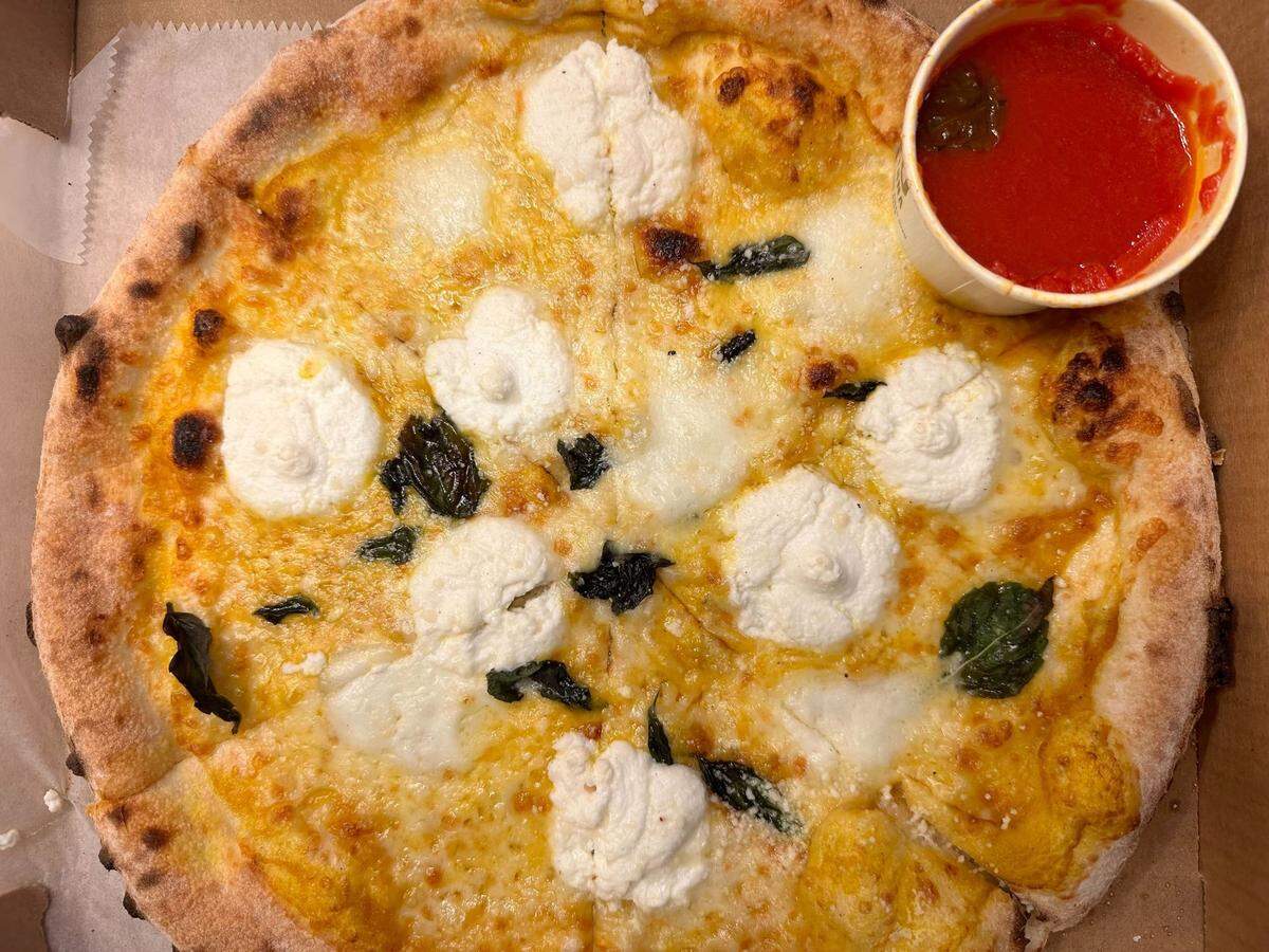 Pumpkin pizza from Inizio Pizza Napoletana.