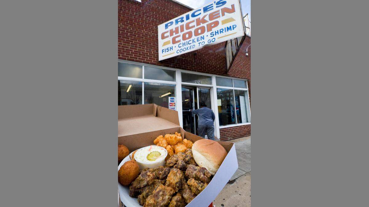 You could get gizzards as your dinner, but we suggest getting a small order on the side at Price’s Chicken Coop.