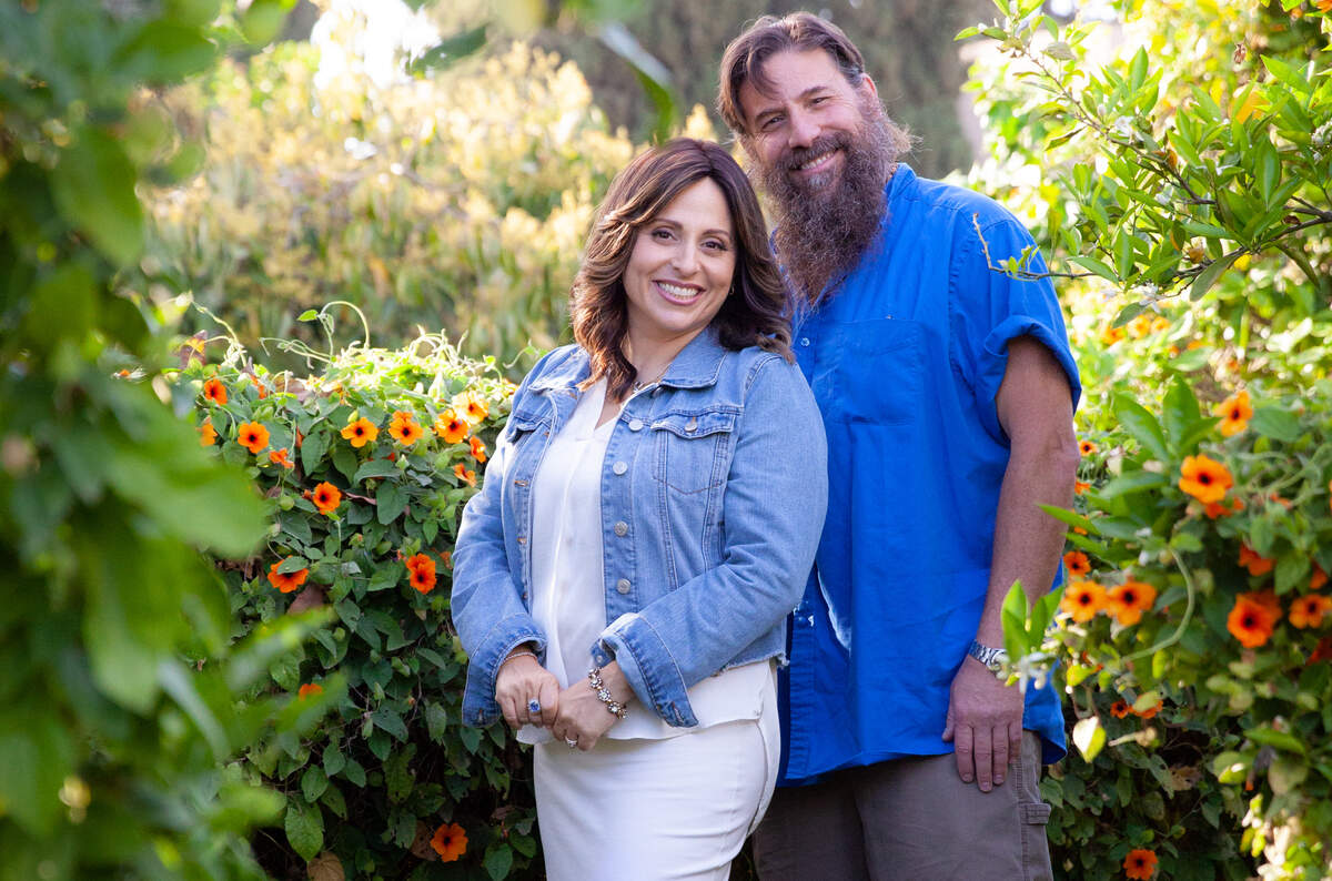 Aleeza Ben Shalom and her husband, Gershon.