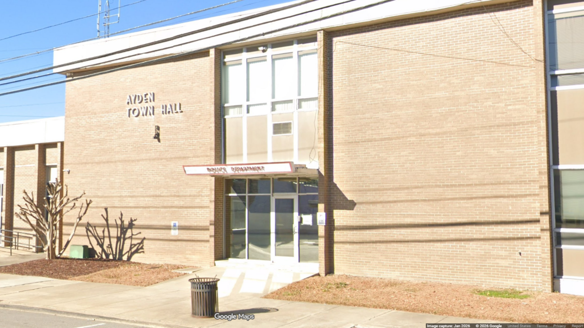 A 46-year-old man is accused of breaking into the Ayden Police Department at around 1 a.m., then running when an officer tried to arrest him, officials say.