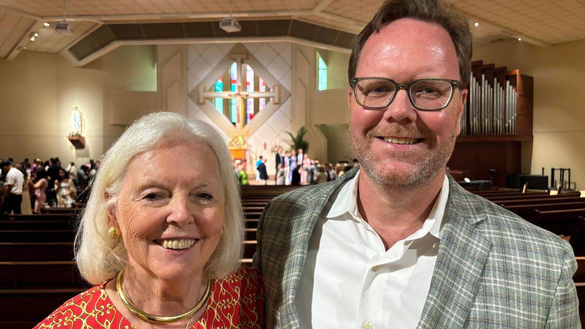 Mike Kerrigan and his mom Donna Kerrigan.