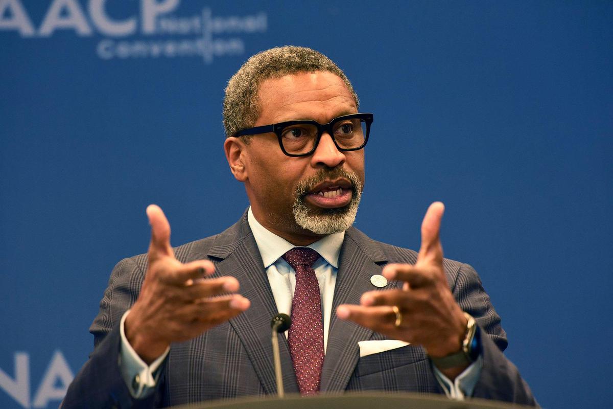 Derrick Johnson, president & CEO of the NAACP announced, in response to a question, that President Donald Trump will not be invited to the organization’s upcoming convention. The NAACP held a press conference on Monday, June16, 2025, ahead of their 116th national convention with the theme of “The Fierce Urgency of Now” that will be taking place in Charlotte July 12-16.