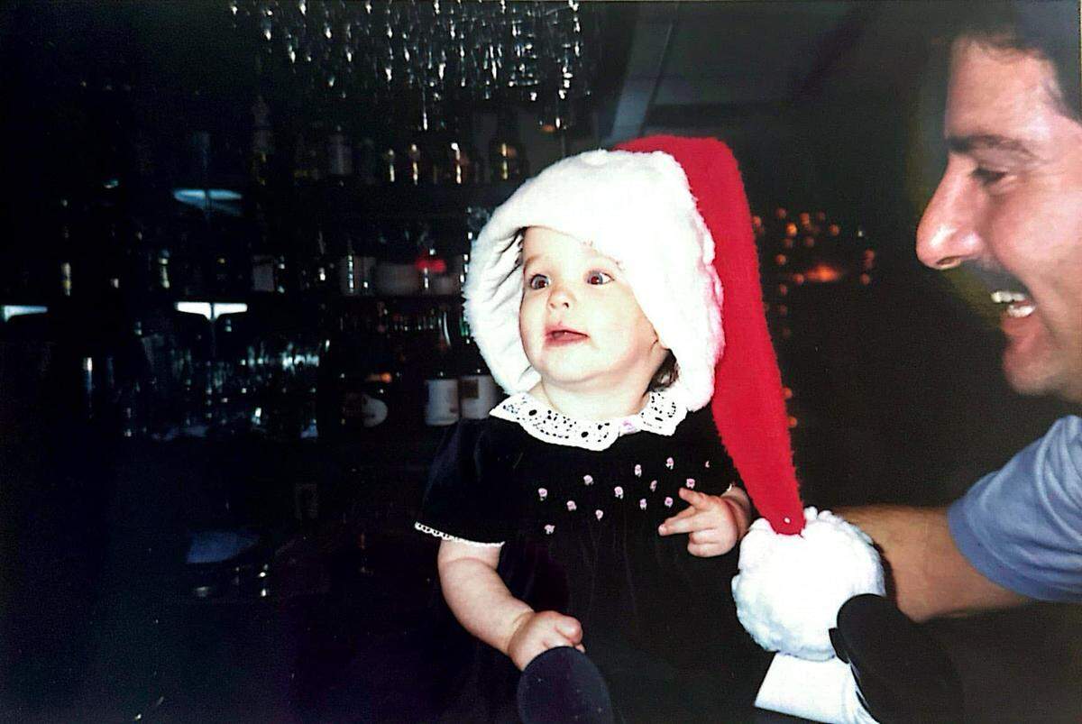 Elizabeth Segal and her dad, Ricky Segal, are shown at their family owned Riccio’s Italian Restaurant. The restaurant had a few locations over the years in Charlotte, and this one was on Middleton Drive.