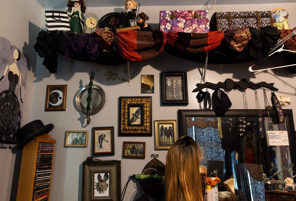 Mary Collins' room where she lived her with grandmother, Mia Alderman, in Charlotte, N.C., on Wednesday, September 24, 2025. Mary Collins, was murdered in 2020. Her grandmother has left her bedroom as it was the day she was murdered.