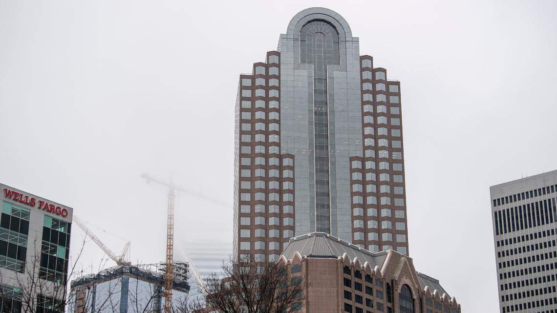 The Wells Fargo building on Wednesday, February 23, 2022 in Charlotte, NC.