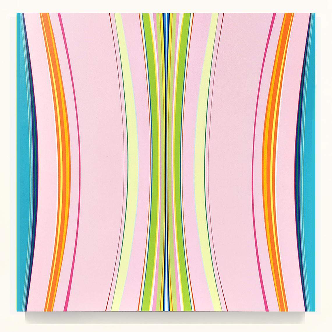 This painting, titled “Flamingo Bingo,” is by artist Kurt Herrmann. His work will be including a group show at Sozo Gallery from Oct. 11-Nov. 15.