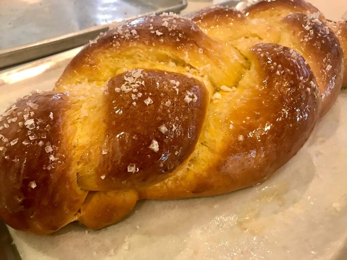 Preorder a Traditional Braided Challah by Thursday for Friday pickup or delivery at Chef Alyssa’s Kitchen.