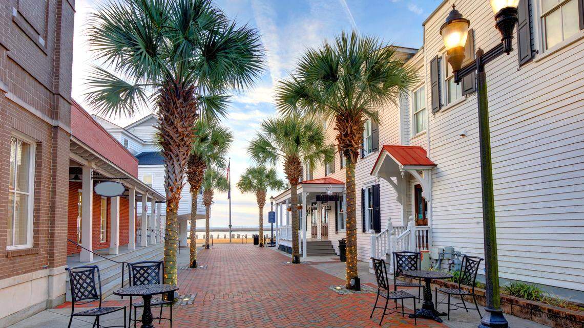 Downtown Beaufort, SC. 