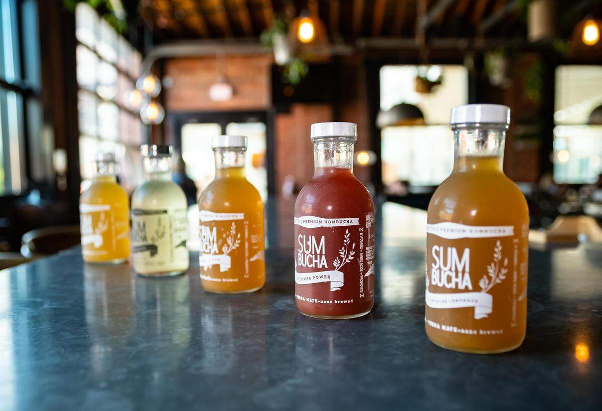 SUM Bucha is a Charlotte-based kombucha business.