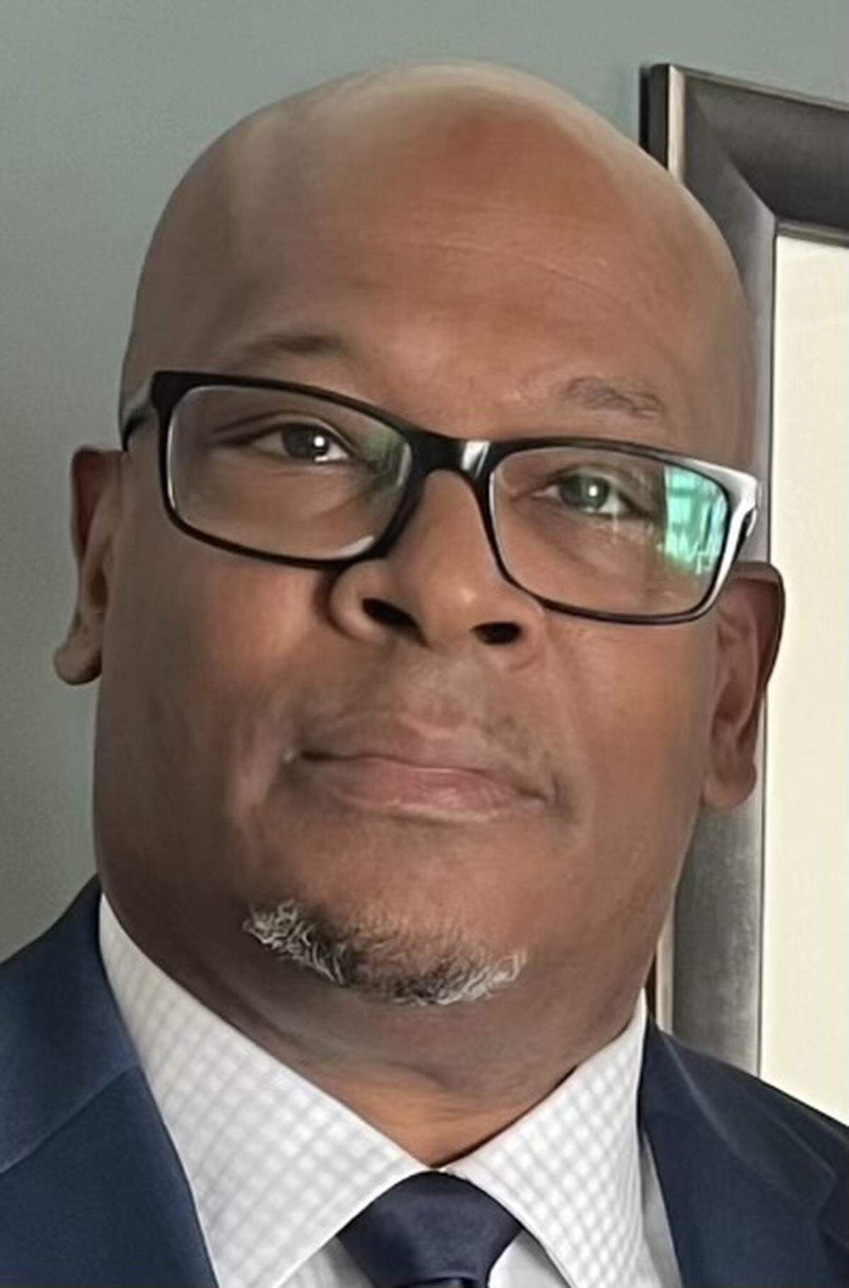 Shawn Wheeler, pictured in 2024, was a star player for the Charlotte Checkers in the 1990s. He was one of the few Black players in minor-league hockey during his career and recently was inducted into the ECHL Hall of Fame.
