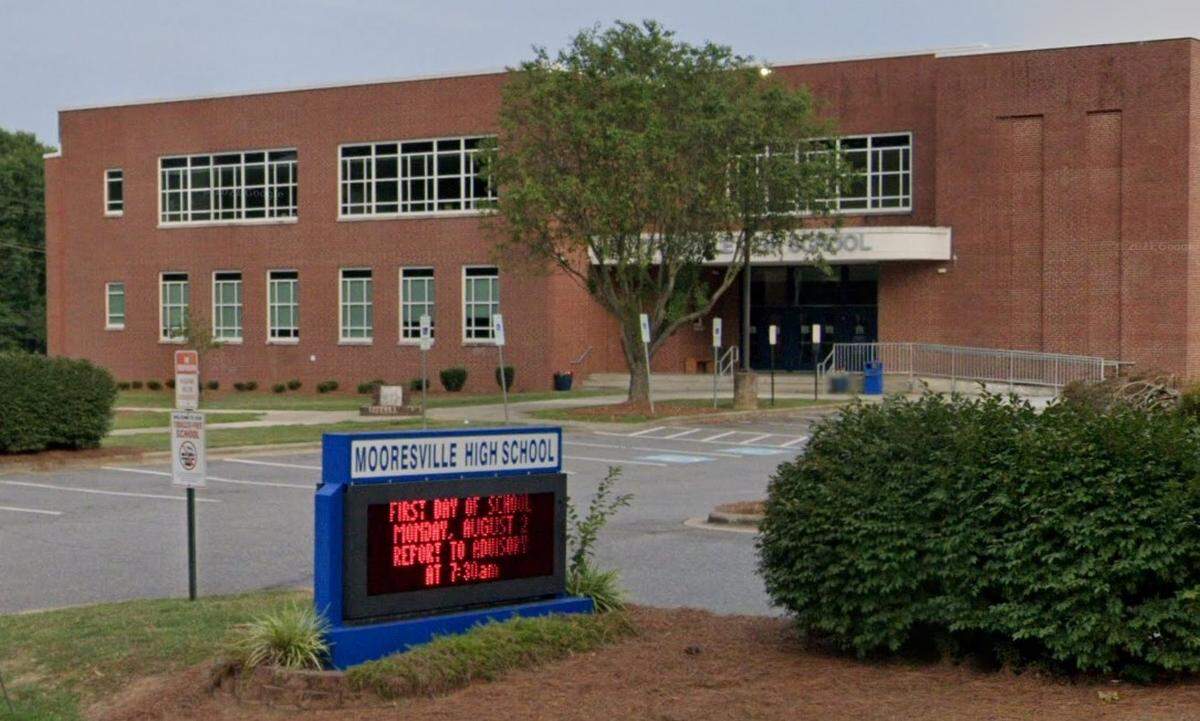Mooresville High School, north of Charlotte, will use walk-through metal detectors as part of new safety protocols at football games starting Friday, September 23, 2022.