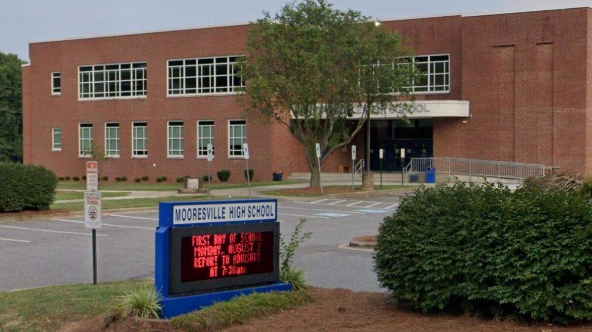 Mooresville High School, north of Charlotte, will use walk-through metal detectors as part of new safety protocols at football games starting Friday, September 23, 2022.