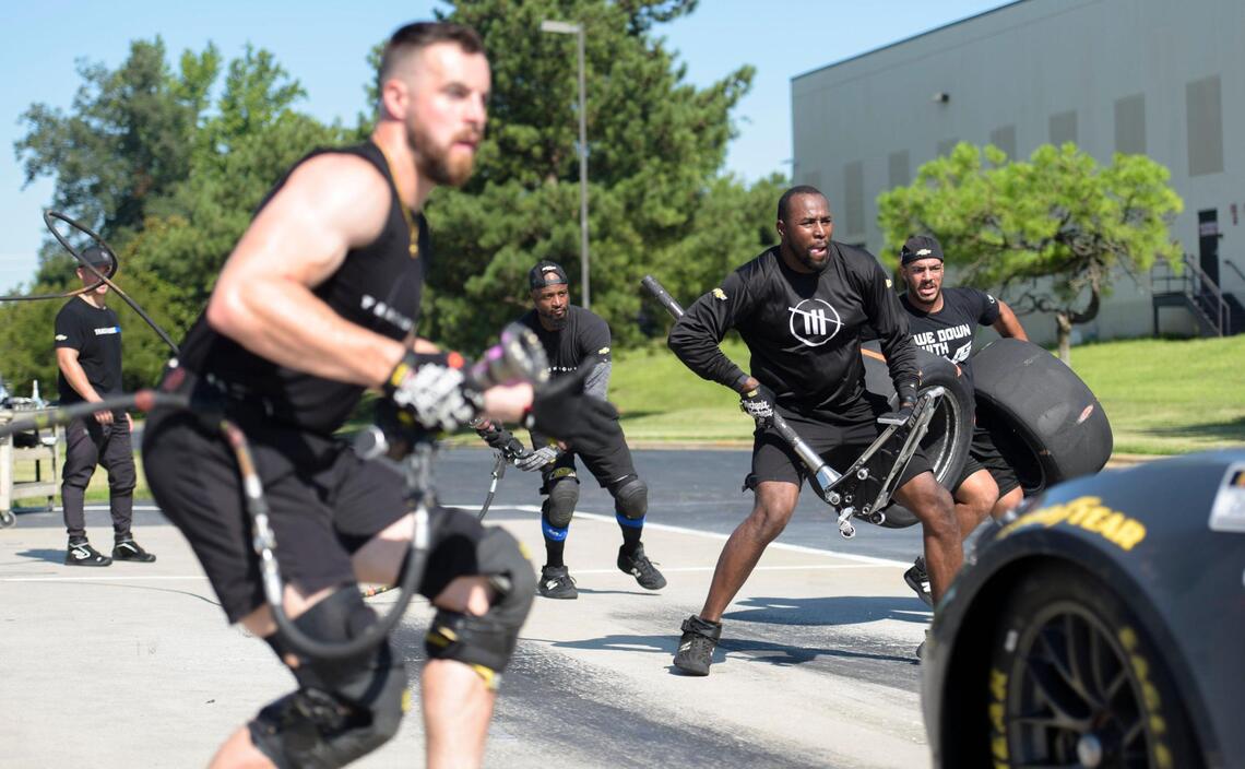Super Bowl champion John Bush on Trackhouse NASCAR pit crew | Charlotte ...