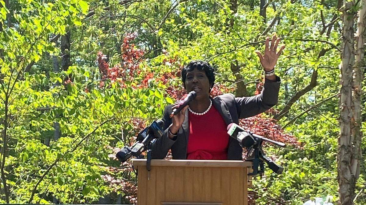 Tiawana Brown, pictured here in a file photo, has been indicted on federal wire fraud charges.