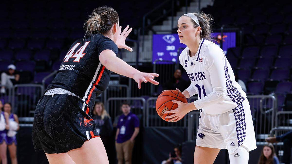 Caption: High Point’s Skyler Curran has a chance to set the Big South record for 3-pointers at the conference’s tournament, opening March 1 in Charlotte.