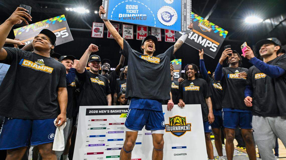 ‘A life-changing moment:’ Queens has made it to March Madness for the first time