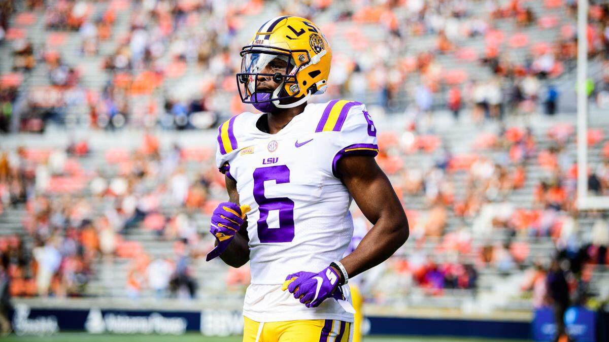 LSU wide receiver Terrace Marshall Jr. was drafted by the Carolina Panthers.