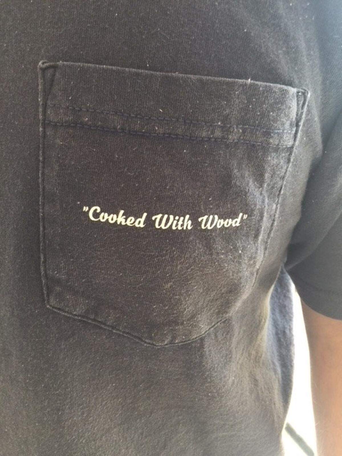 Sweet Lew’s owner, Lewis Donald, wears his heart on his pocket.
