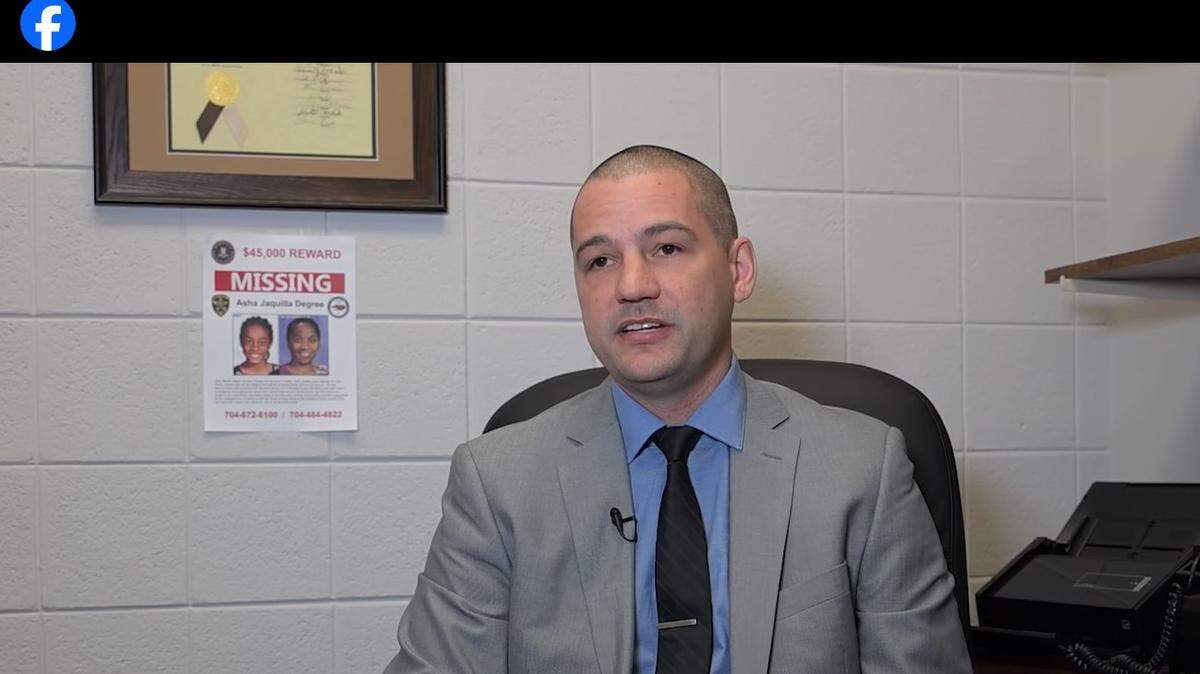 “It’s everybody’s goal in the community to find out what happened to Asha, to bring her home,” Cleveland County sheriff’s Lt. Jordan Bowen said in a video Friday, May 23, 2025, about Asha Degree, missing for 25 years.