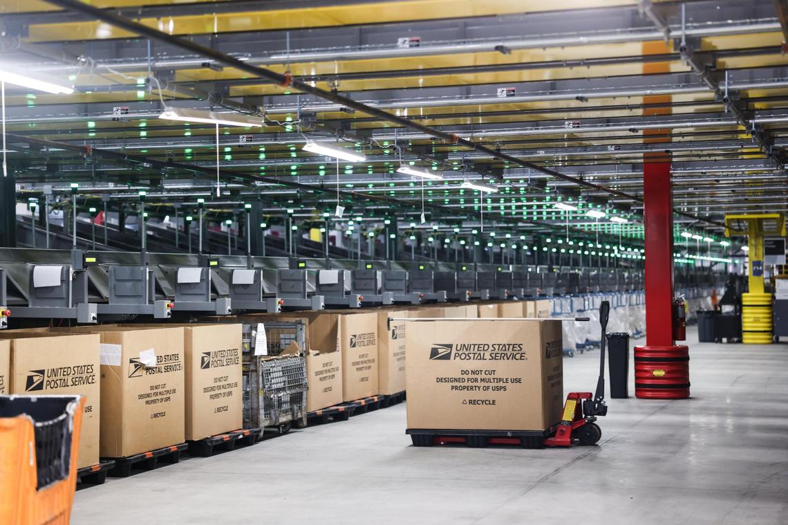 The Charlotte Regional Processing & Delivery Center in Gaston County will service customers as far south as Columbia and west to Johnson City, Tennessee.