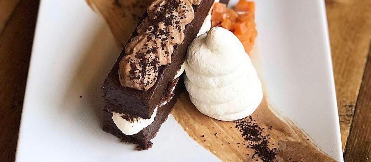The gluten free flourless chocolate cake from Haberdish.
