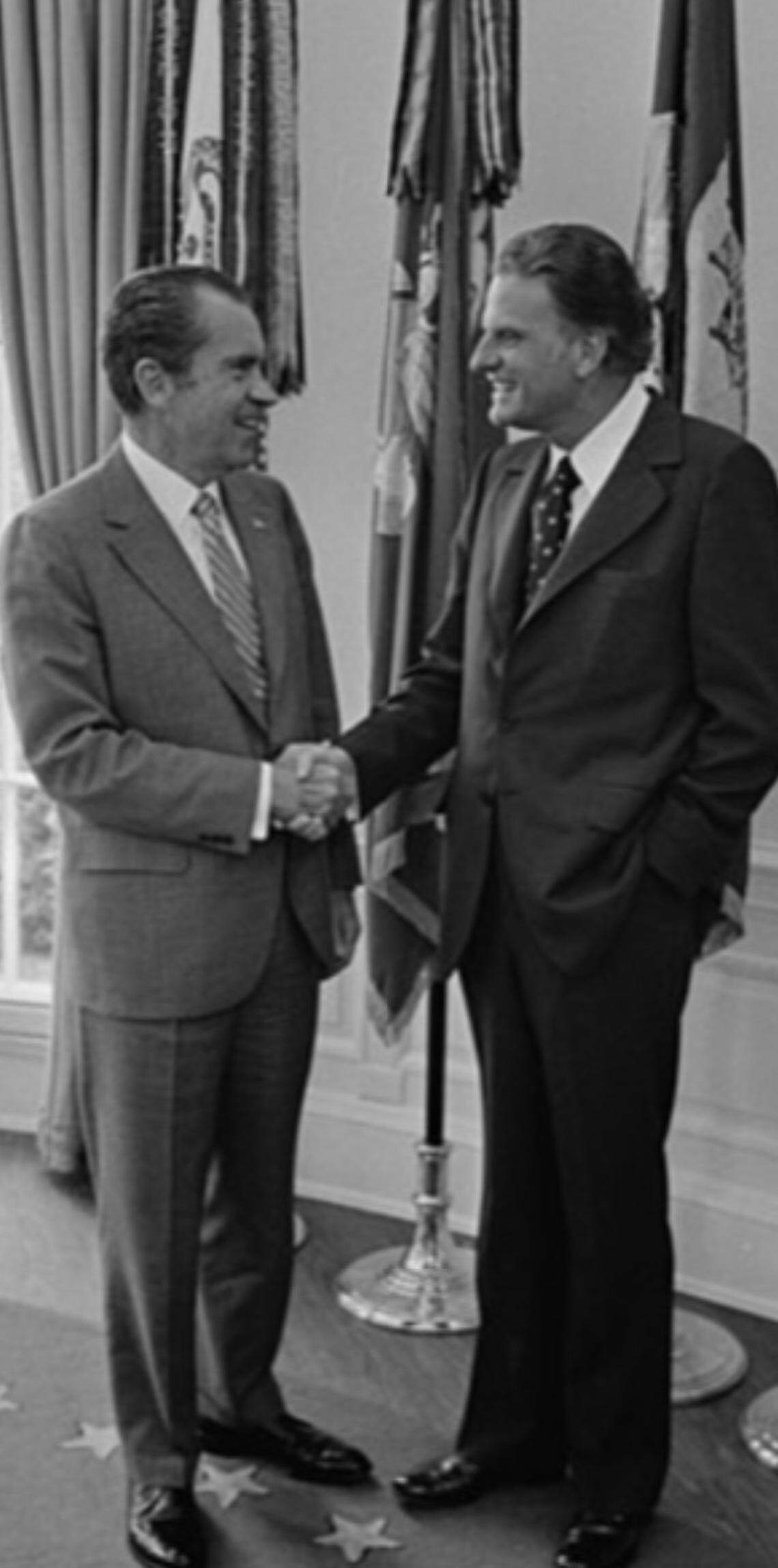 Billy Graham came to regret his association with Richard Nixon after being over making anti-Semitic remarks on a White House recording system. Graham offered many apologies.